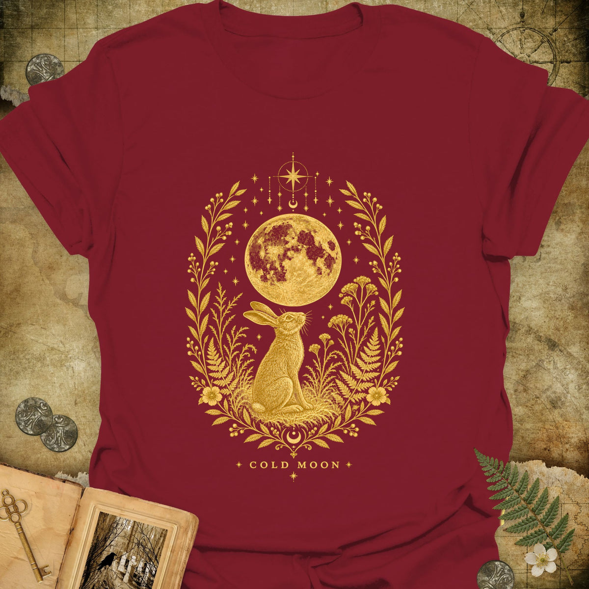 Cold Moon T-Shirt - Cardinal Red