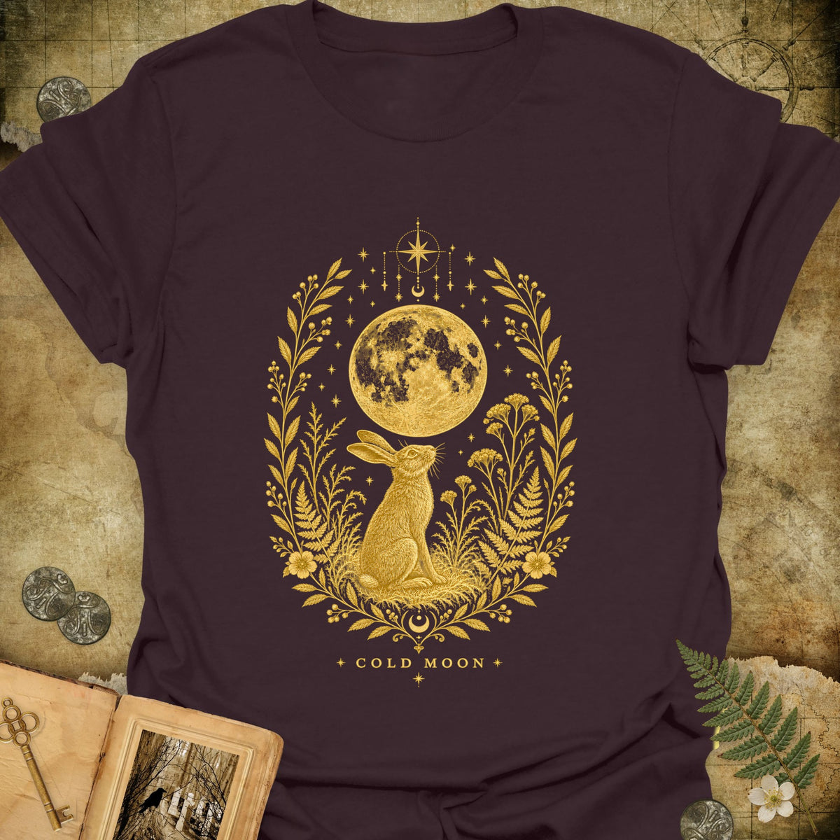 Cold Moon T-Shirt - Dark Chocolate