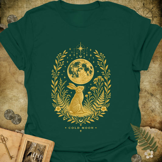 Cold Moon T-Shirt - Forest Green