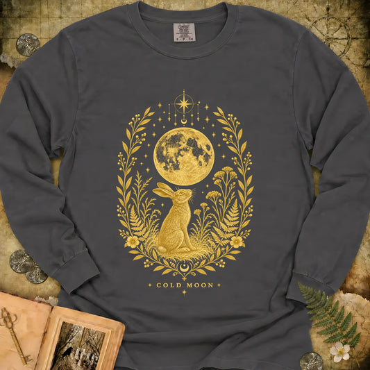 Cold Moon Long Sleeve T-Shirt - Pepper