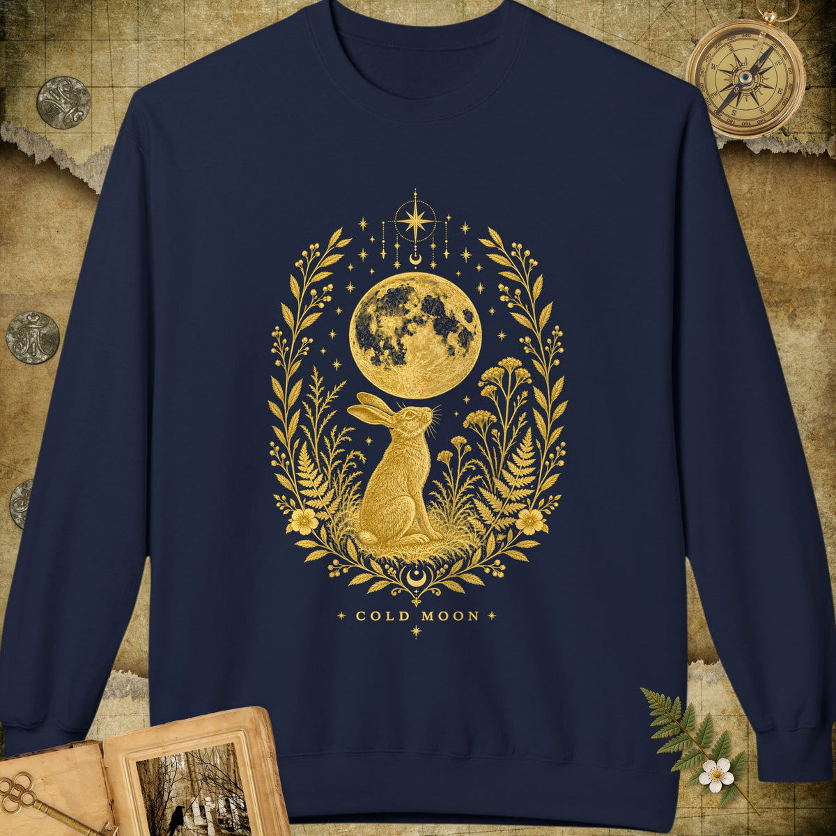 Cold Moon Sweatshirt - Navy