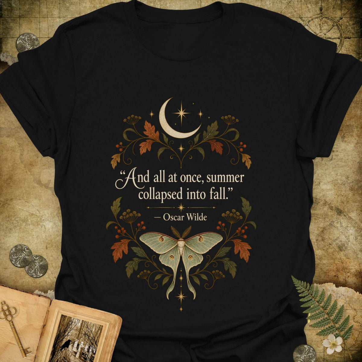 Fall - Oscar Wilde T-Shirt