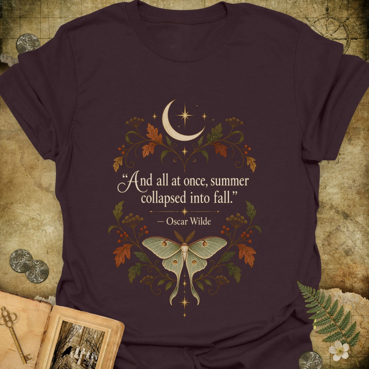 Fall - Oscar Wilde T-Shirt