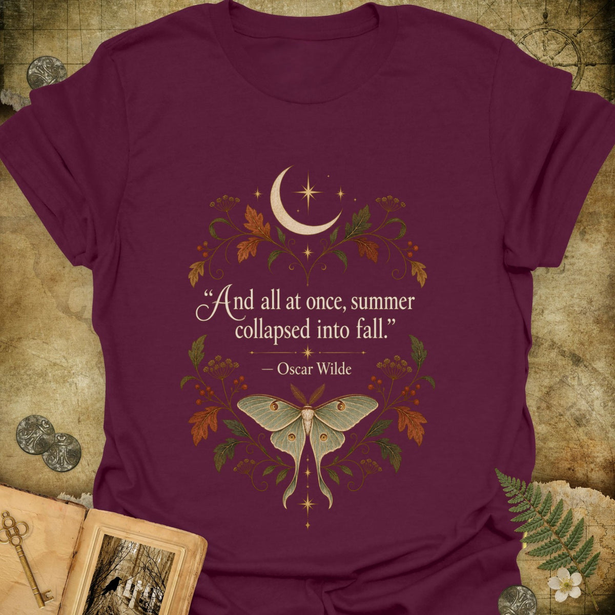 Fall - Oscar Wilde T-Shirt