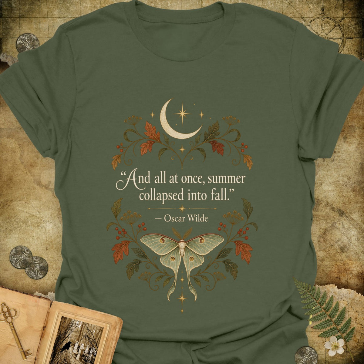 Fall - Oscar Wilde T-Shirt
