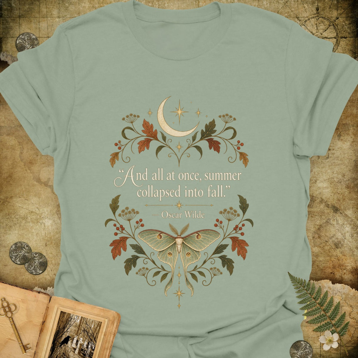 Fall - Oscar Wilde T-Shirt