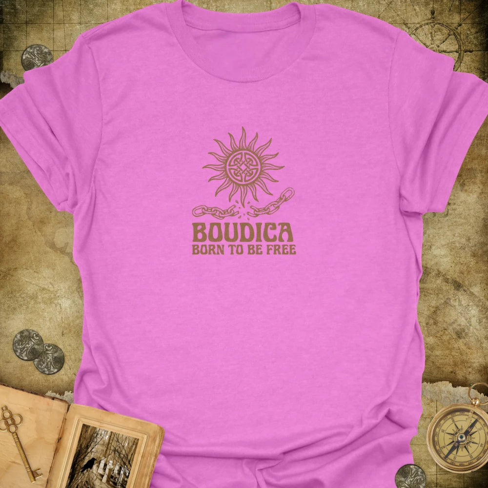 Boudica - Born To Be Free T-Shirt