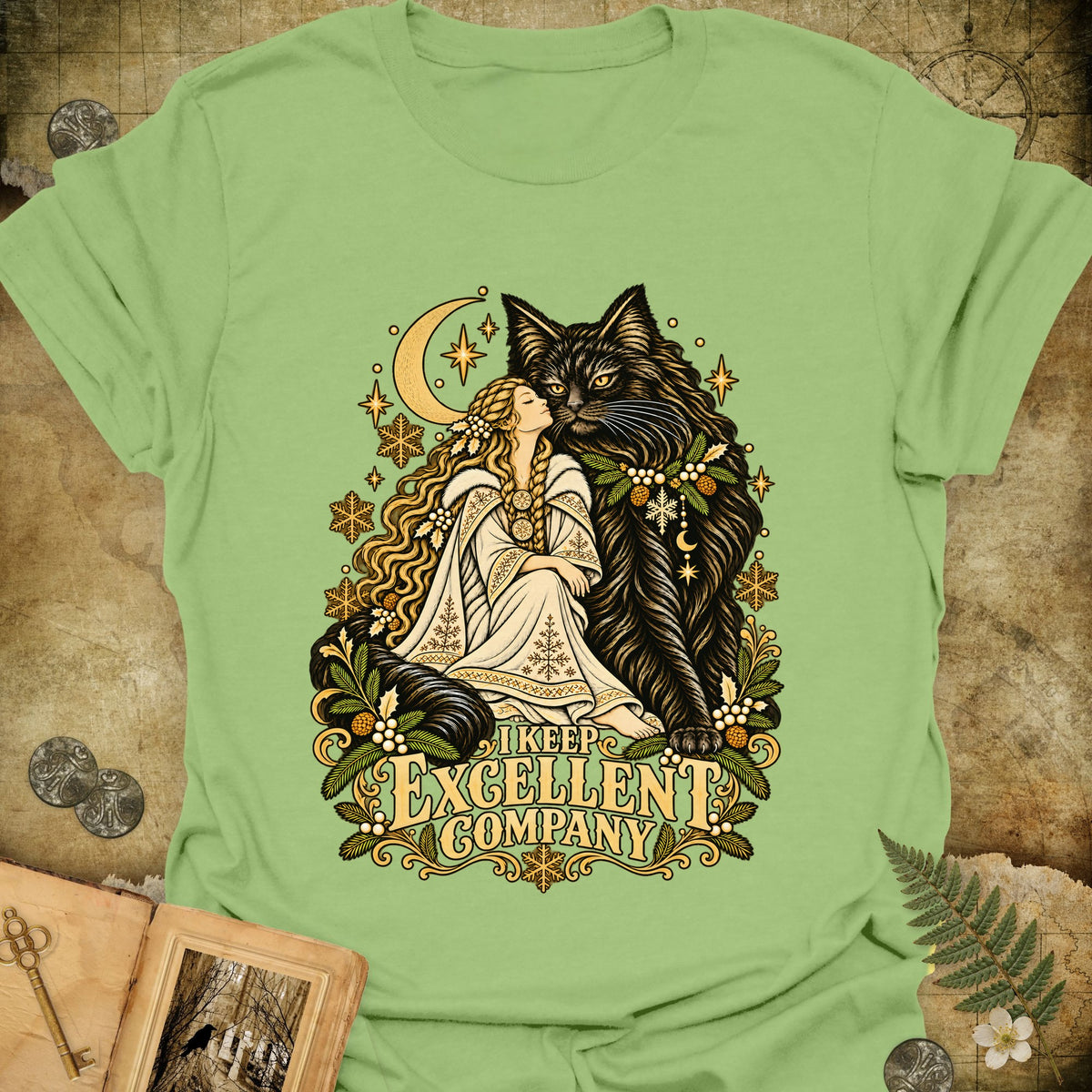 I Keep Excellent Company T-Shirt - Kiwi