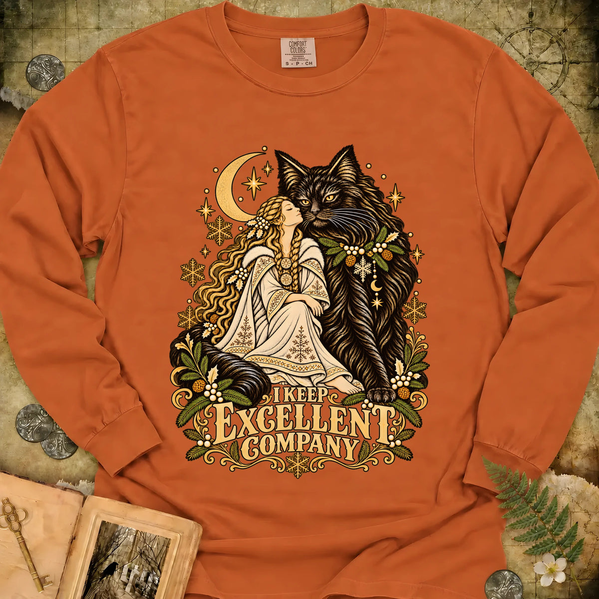 I Keep Excellent Company Long Sleeve T-Shirt - Yam