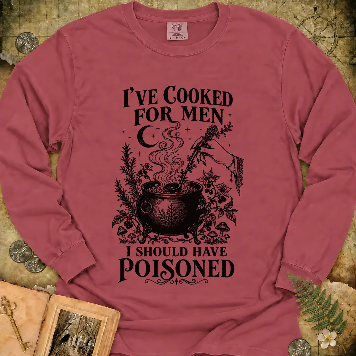 I Should Have Poisoned Long Sleeve T-Shirt - Brick