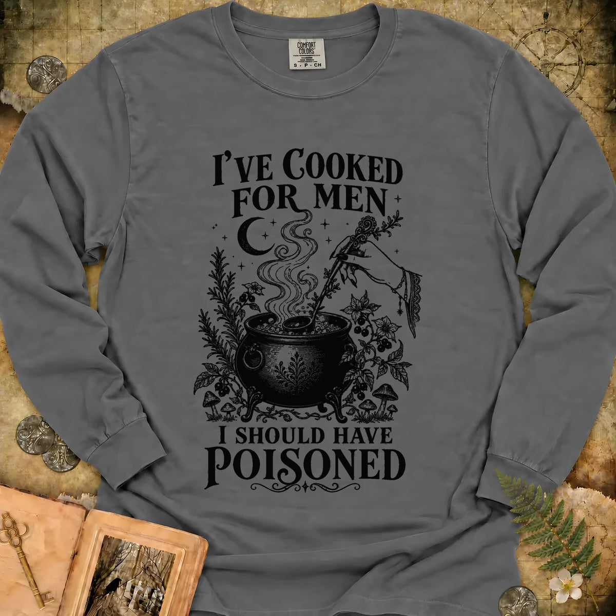 I Should Have Poisoned Long Sleeve T-Shirt - Granite