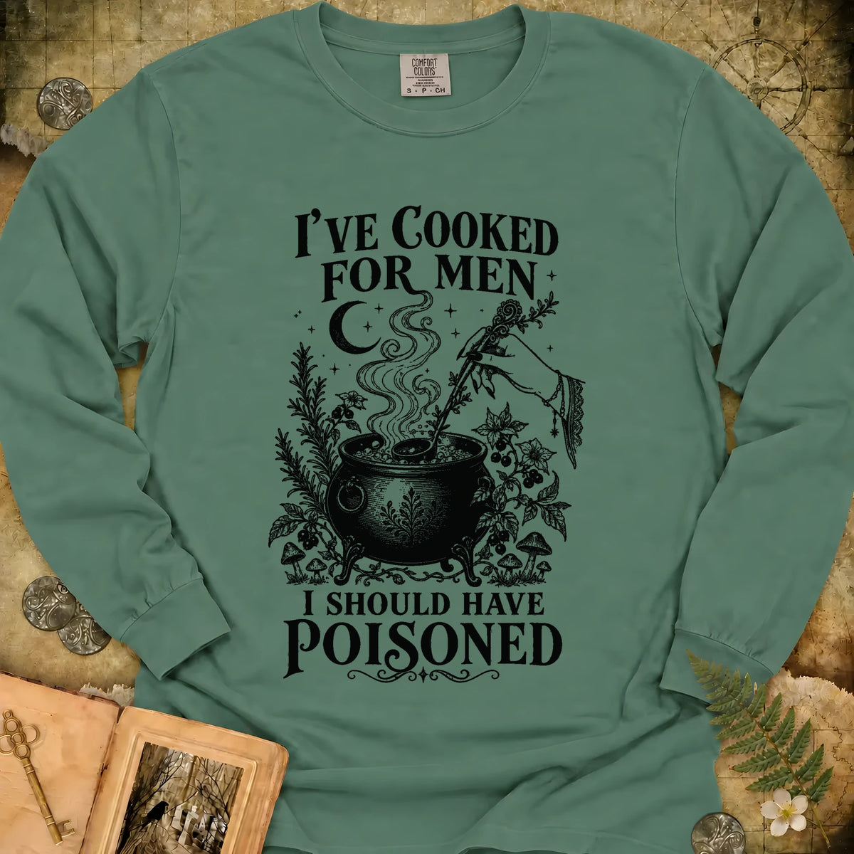 I Should Have Poisoned Long Sleeve T-Shirt - Light Green