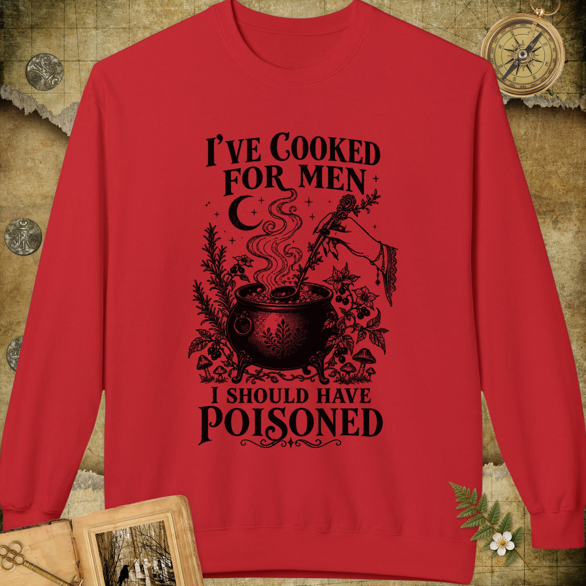 I Should Have Poisoned Sweatshirt - Red