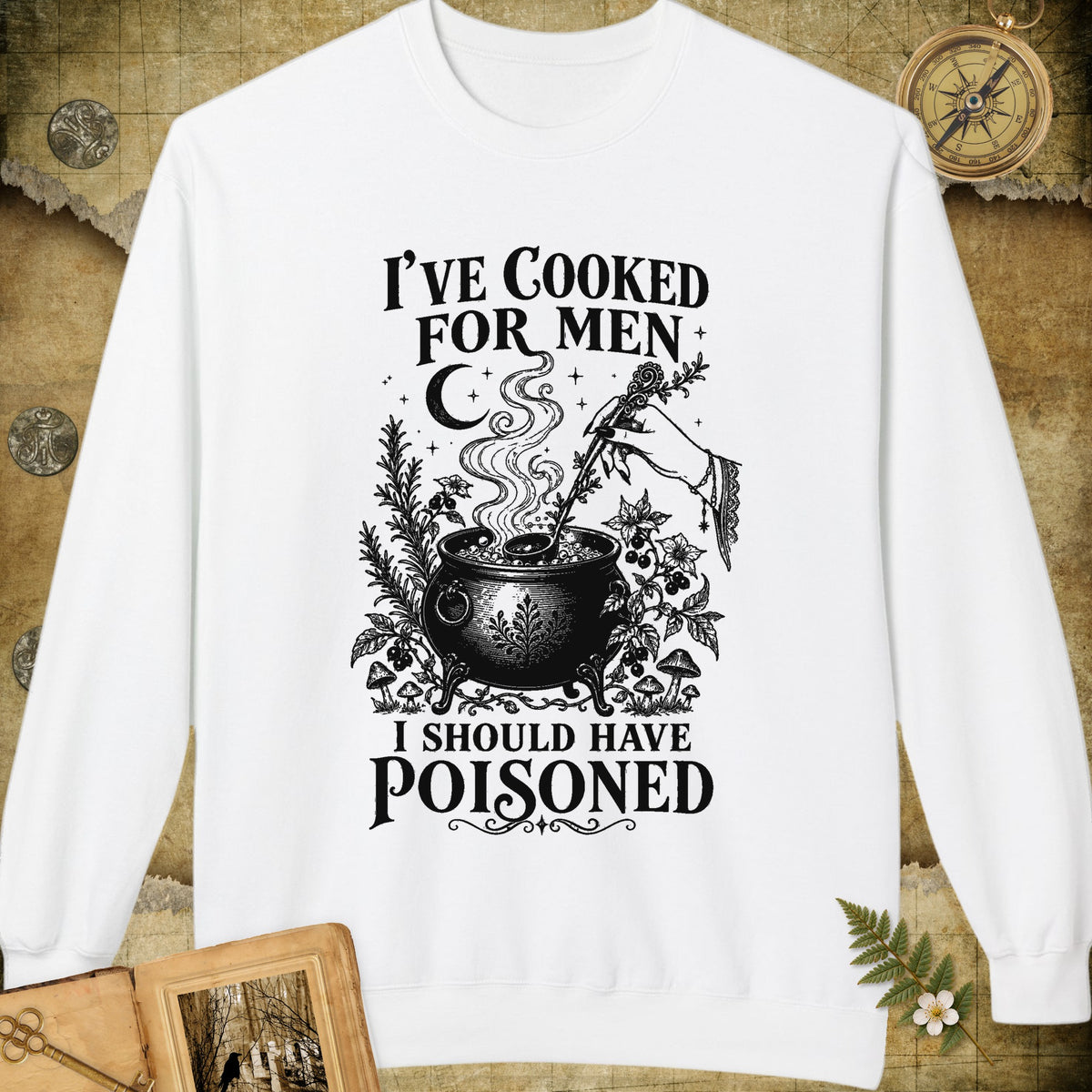 I Should Have Poisoned Sweatshirt - White