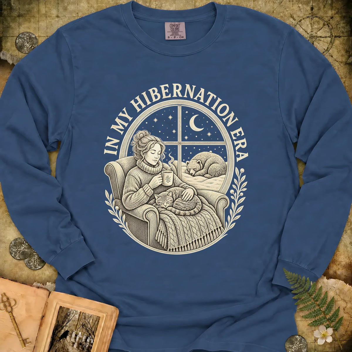 In My Hibernation Era Long Sleeve T-Shirt - Midnight