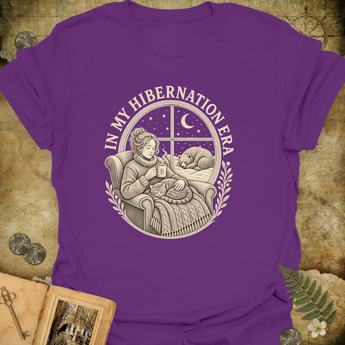 In My Hibernation Era T-Shirt - Purple