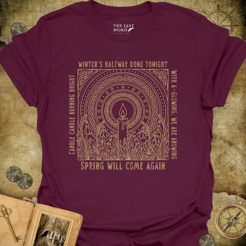 Imbolc Candle T-Shirt