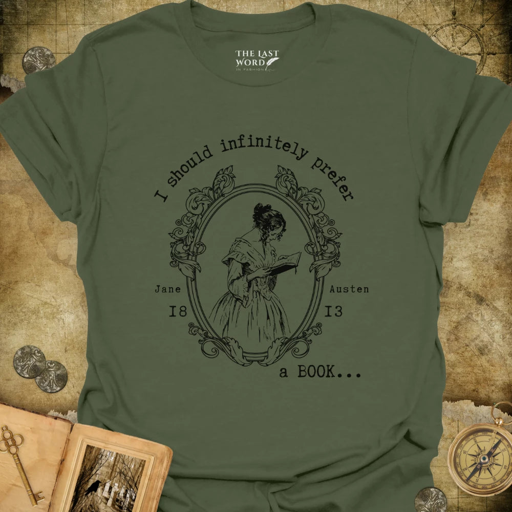 Jane Austen Book T-Shirt