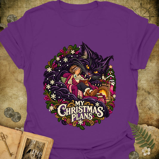 My Christmas Plans T-Shirt - Purple