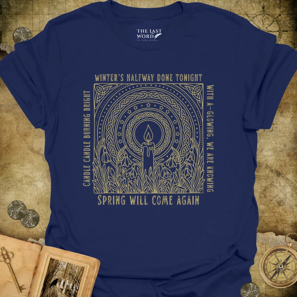 Imbolc Candle T-Shirt