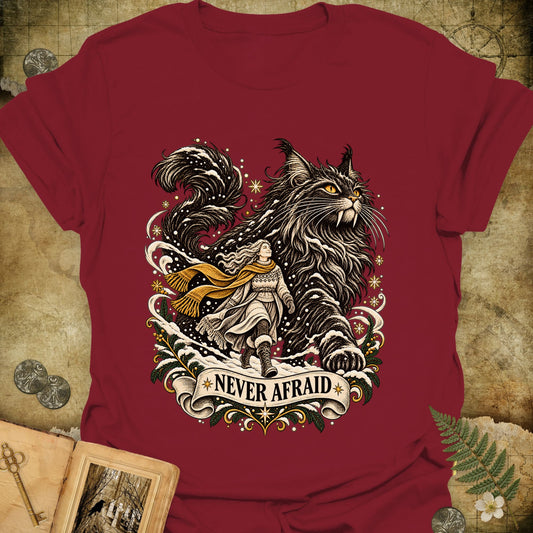 Never Afraid T-Shirt - Cardinal Red