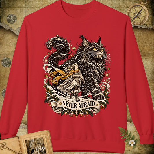 Never Afraid Sweatshirt - Red