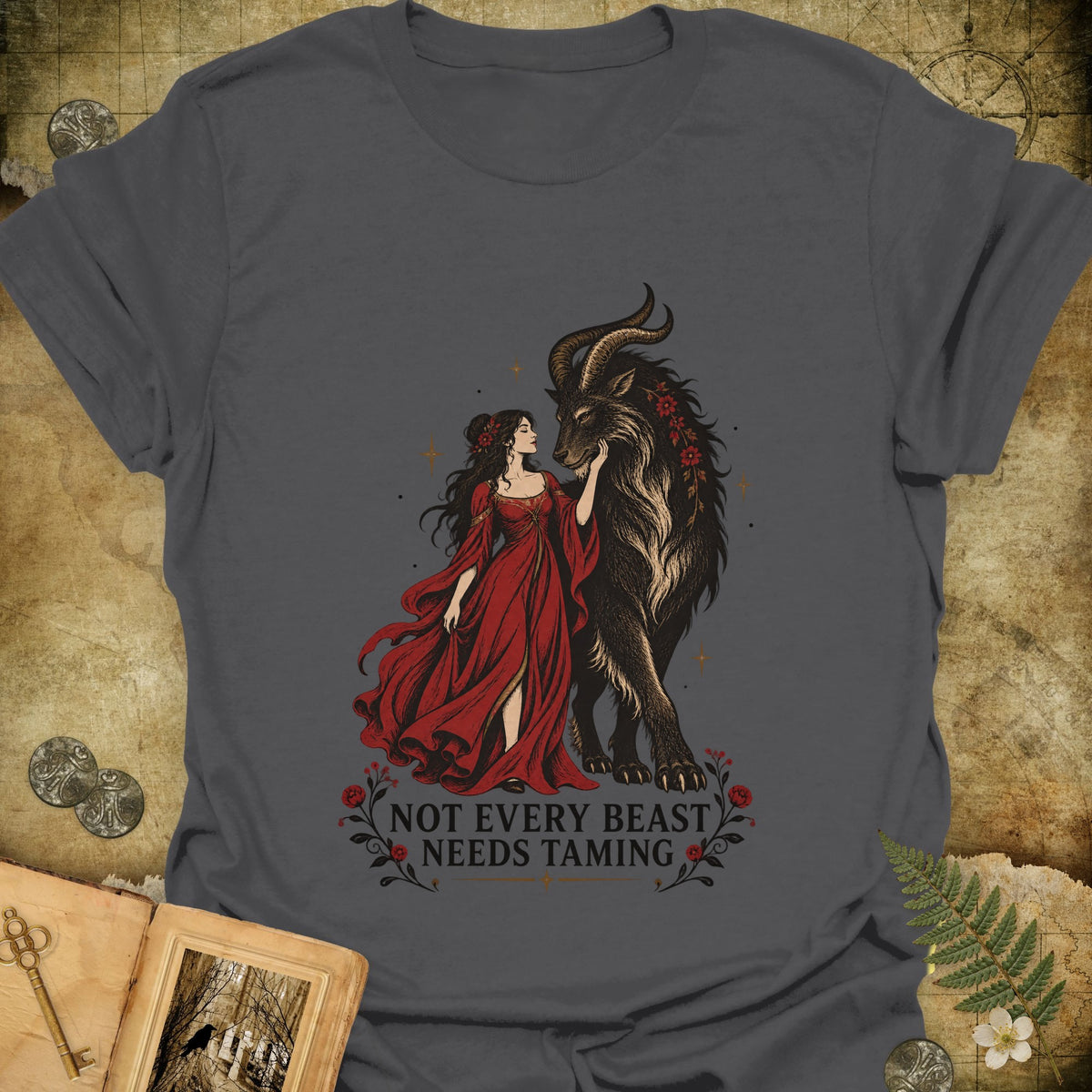 Not Every Beast T-Shirt - Charcoal