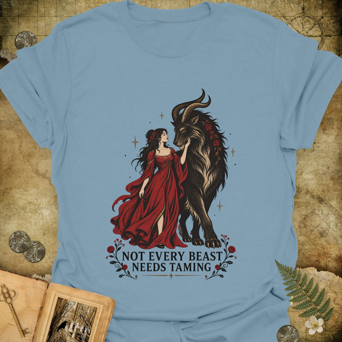 Not Every Beast T-Shirt - Stone Blue