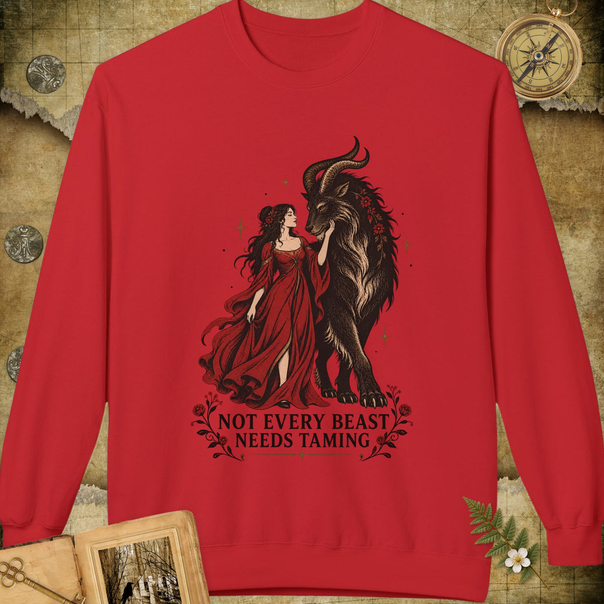 Not Every Beast Sweatshirt - Red