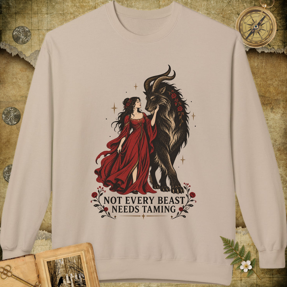 Not Every Beast Sweatshirt - Sand
