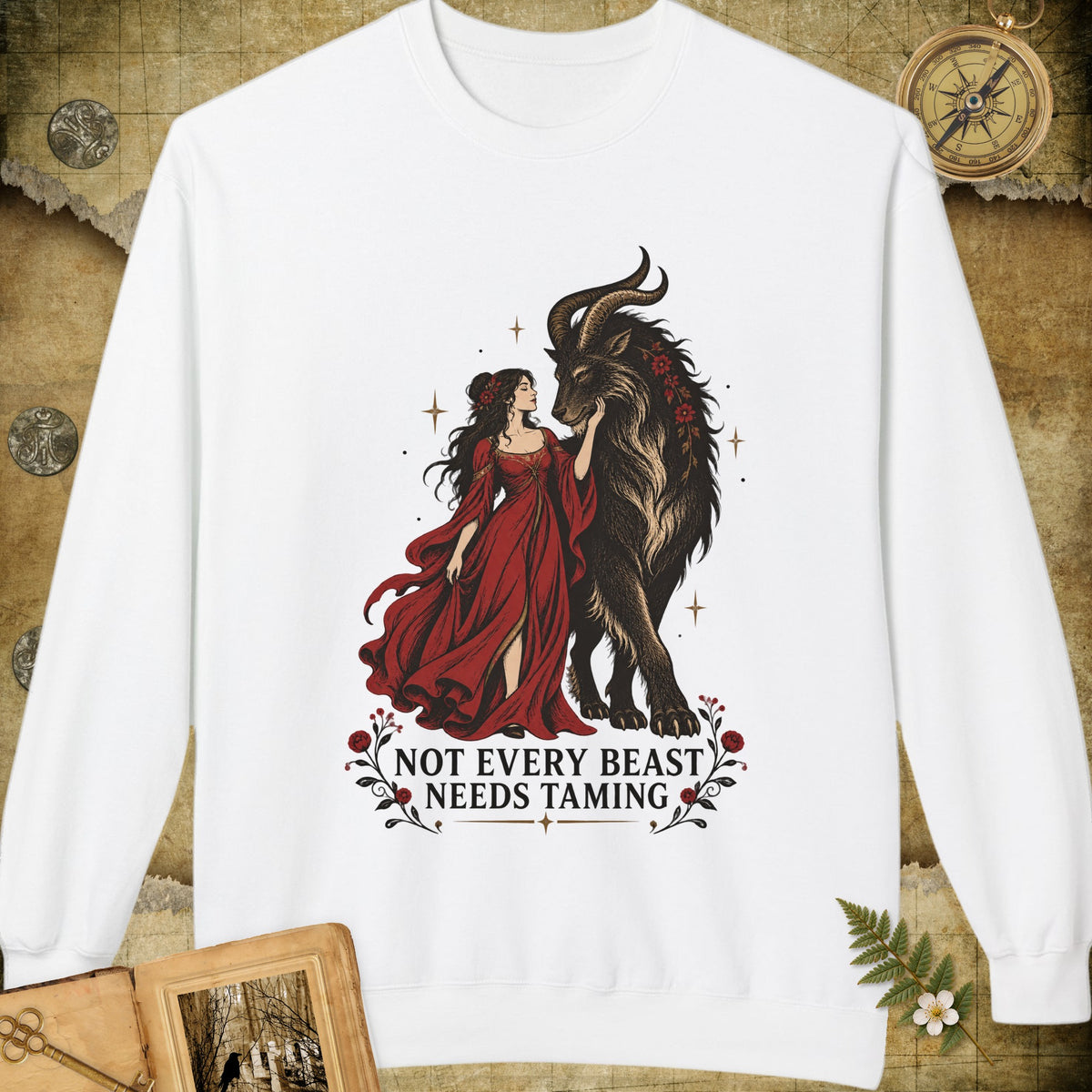 Not Every Beast Sweatshirt - White