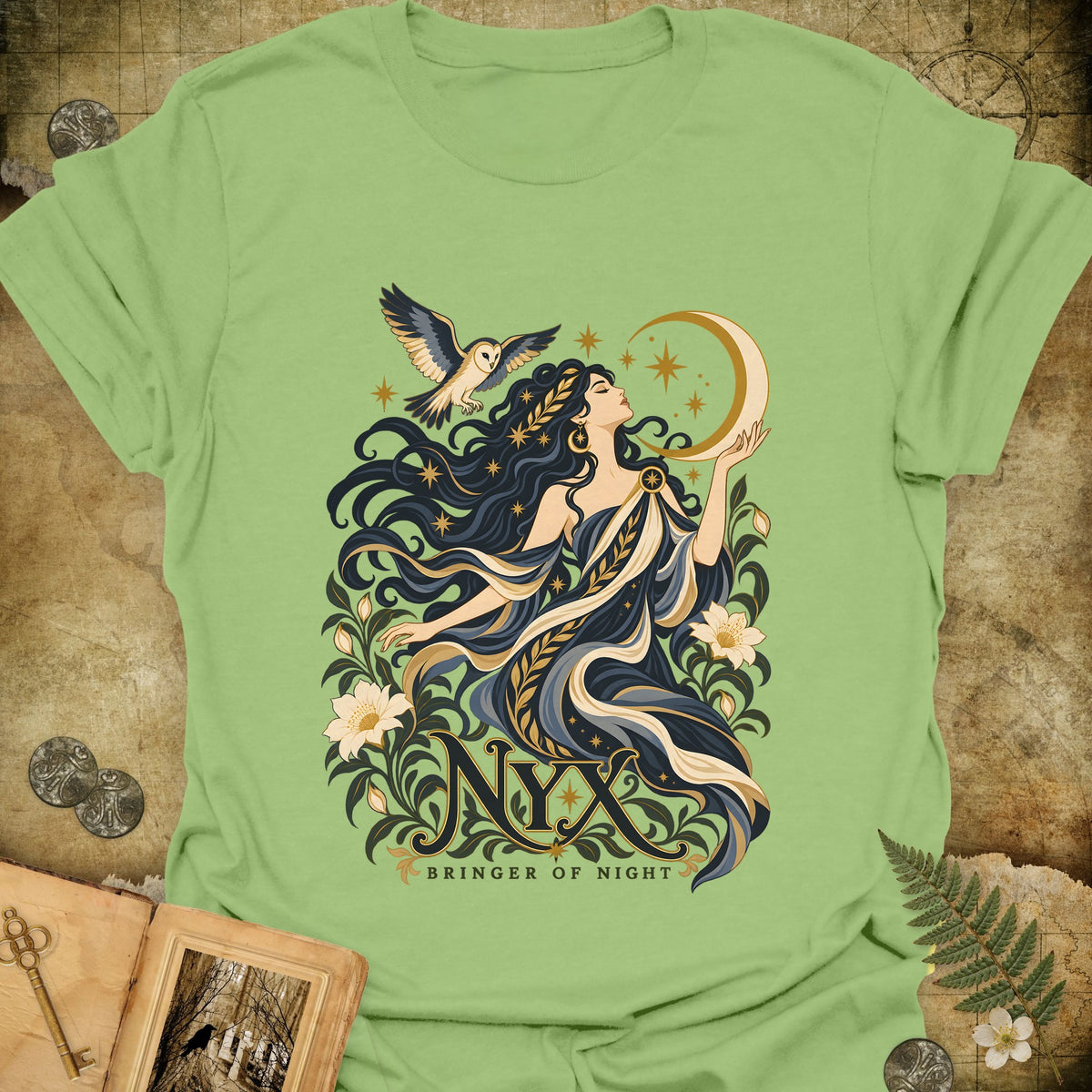 Nyx - Bringer Of Night T-Shirt - Kiwi