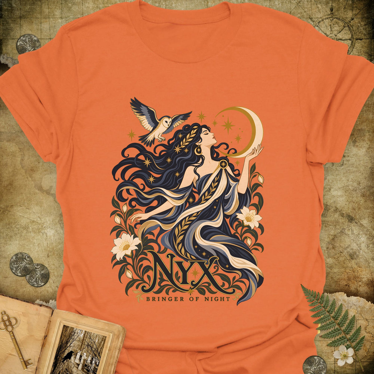 Nyx - Bringer Of Night T-Shirt - Orange