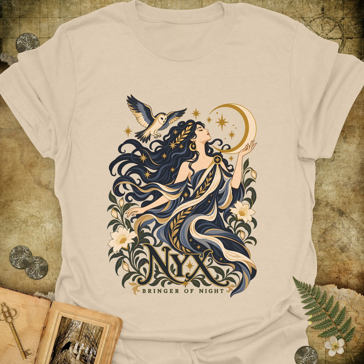 Nyx - Bringer Of Night T-Shirt - Sand