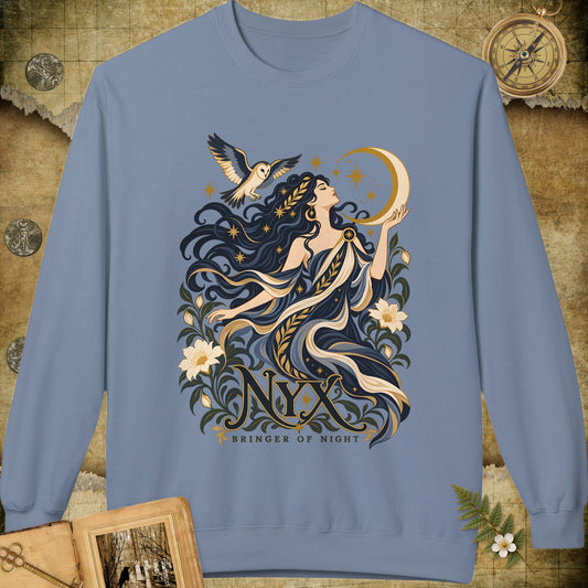 Nyx - Bringer Of Night Sweatshirt - Stone Blue