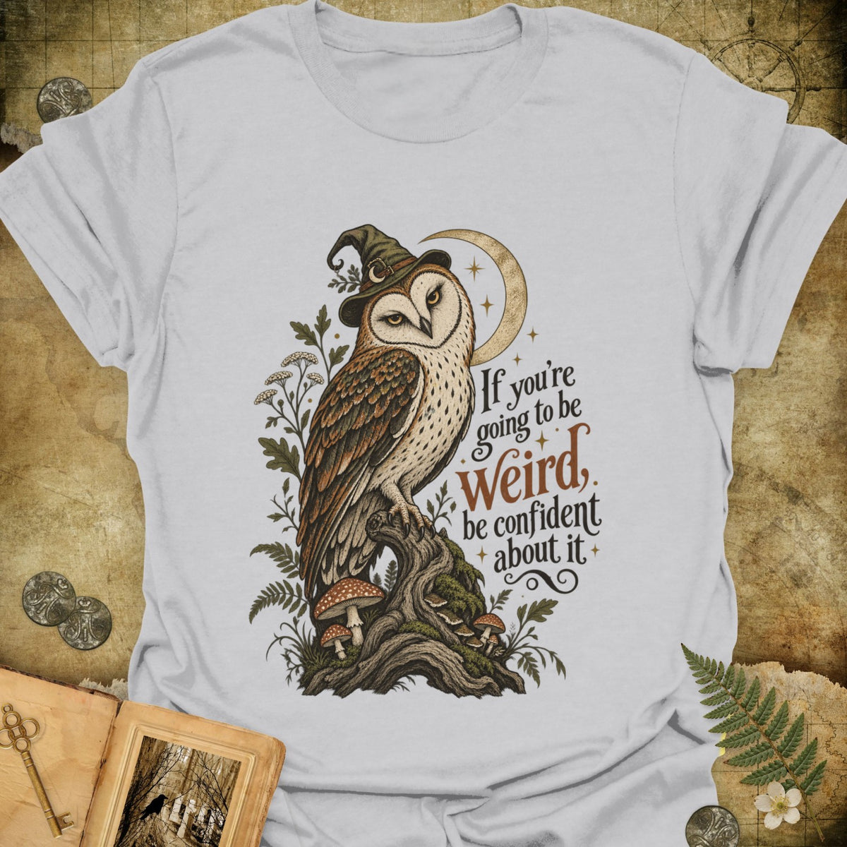 TLWIF Studio | Ice Grey | Be Weird T-Shirt