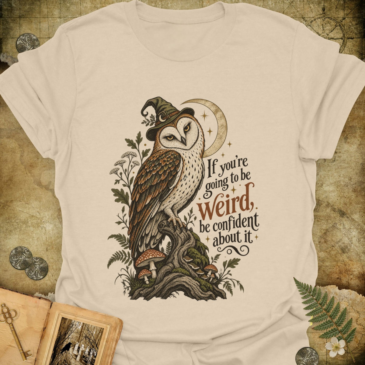 TLWIF Studio | Sand | Be Weird T-Shirt