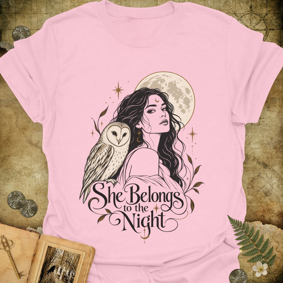 TLWIF Studio | Light Pink | She Belongs to the Night T-Shirt