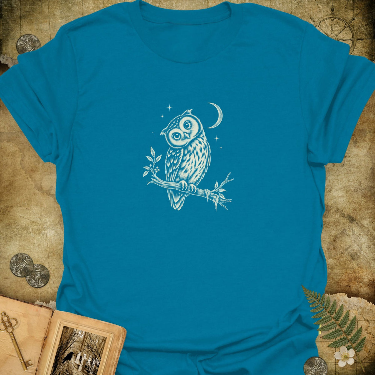 TLWIF Studio | Antique Sapphire | The Owl T-Shirt
