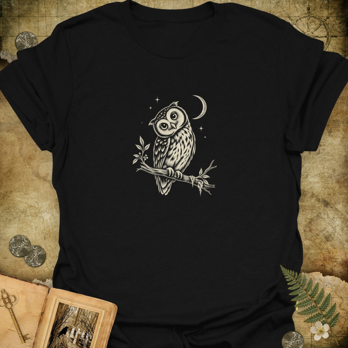 TLWIF Studio | Black | The Owl T-Shirt