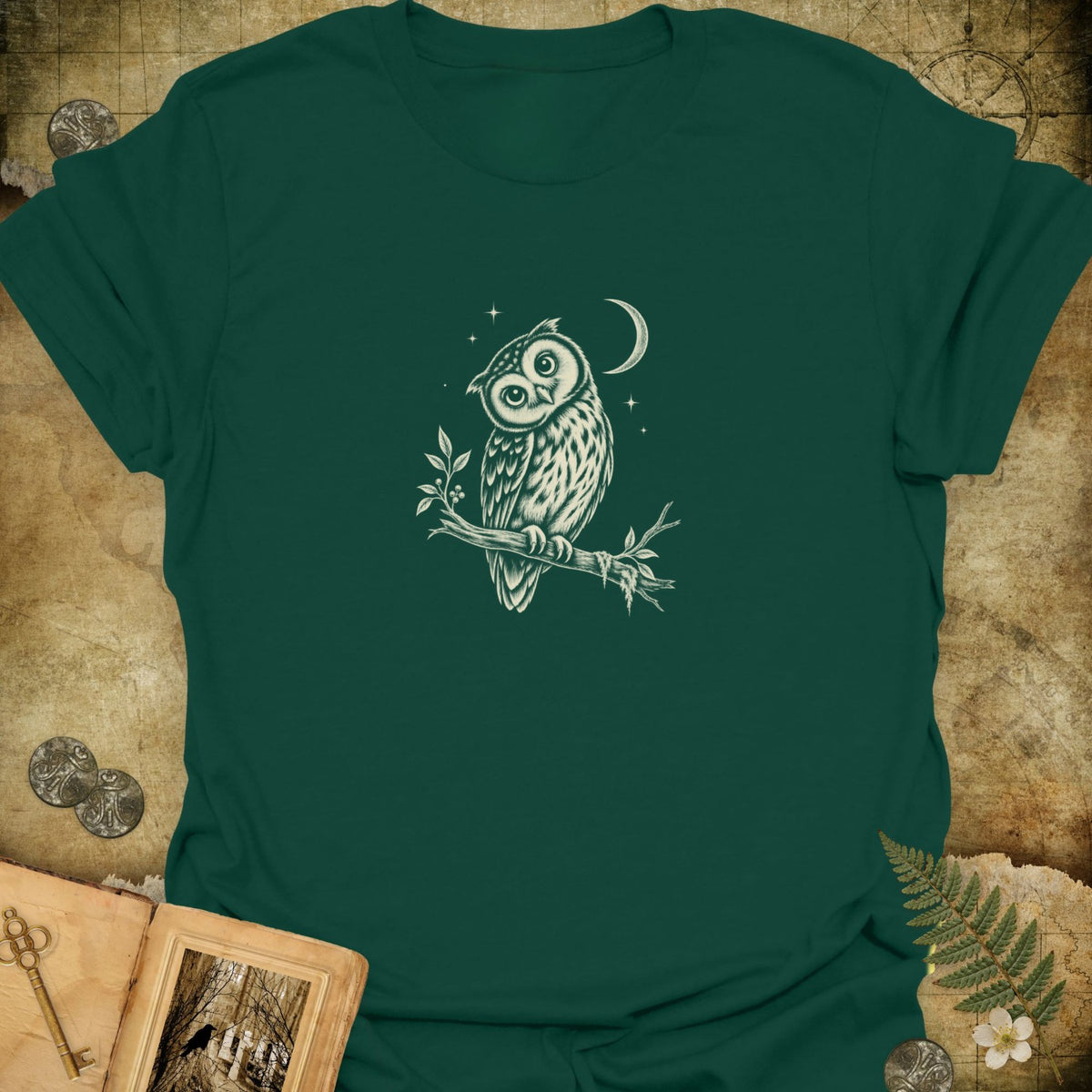 TLWIF Studio | Forest Green | The Owl T-Shirt