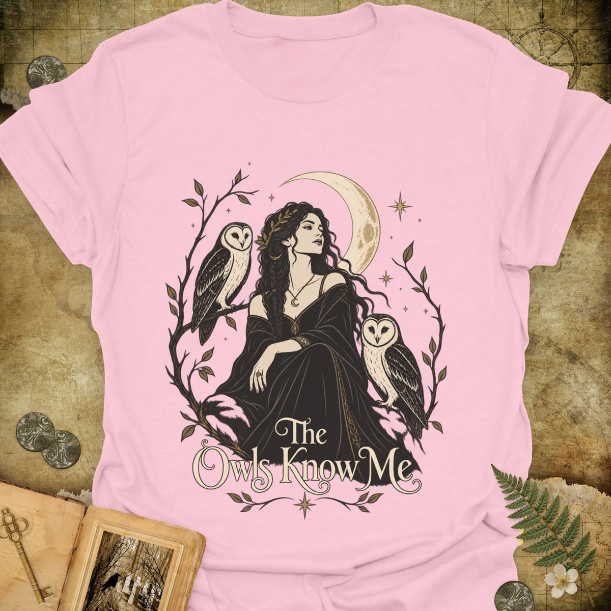 TLWIF Studio | Light Pink | The Owls Know Me T-Shirt