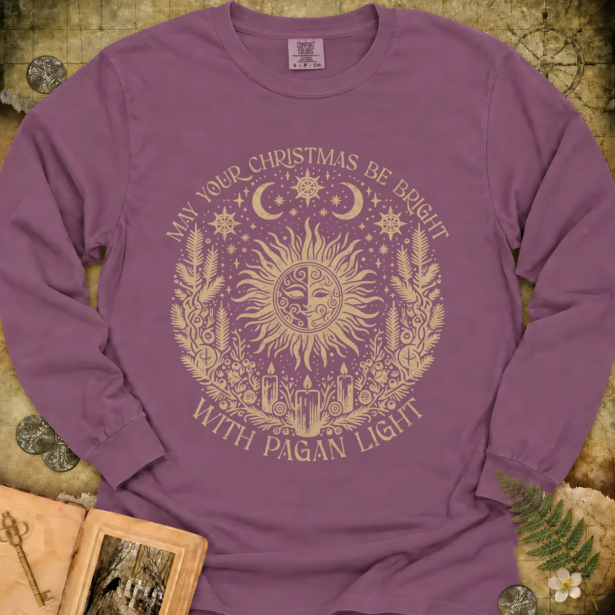Pagan Light Long Sleeve T-Shirt - Berry