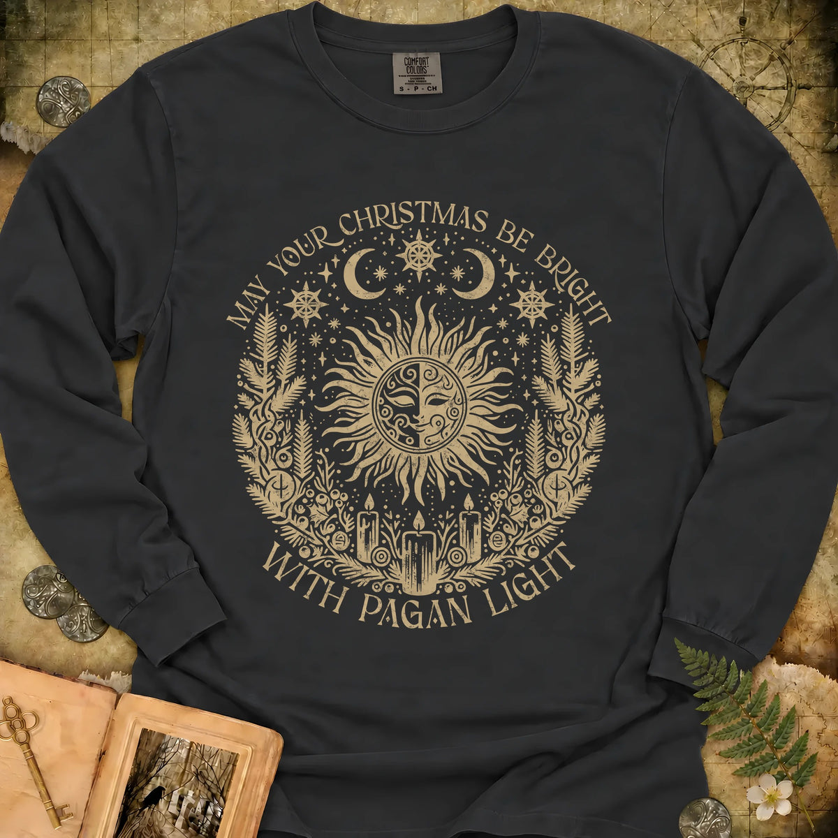 Pagan Light Long Sleeve T-Shirt - Black