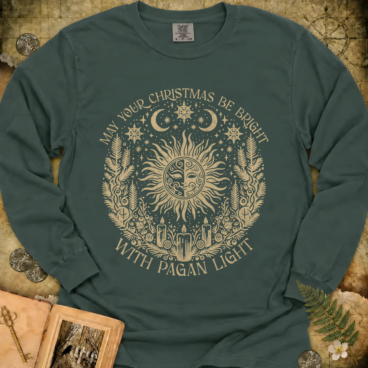 Pagan Light Long Sleeve T-Shirt - Blue Spruce