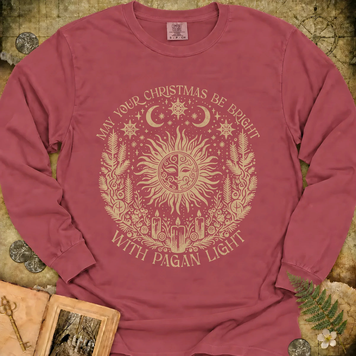 Pagan Light Long Sleeve T-Shirt - Brick