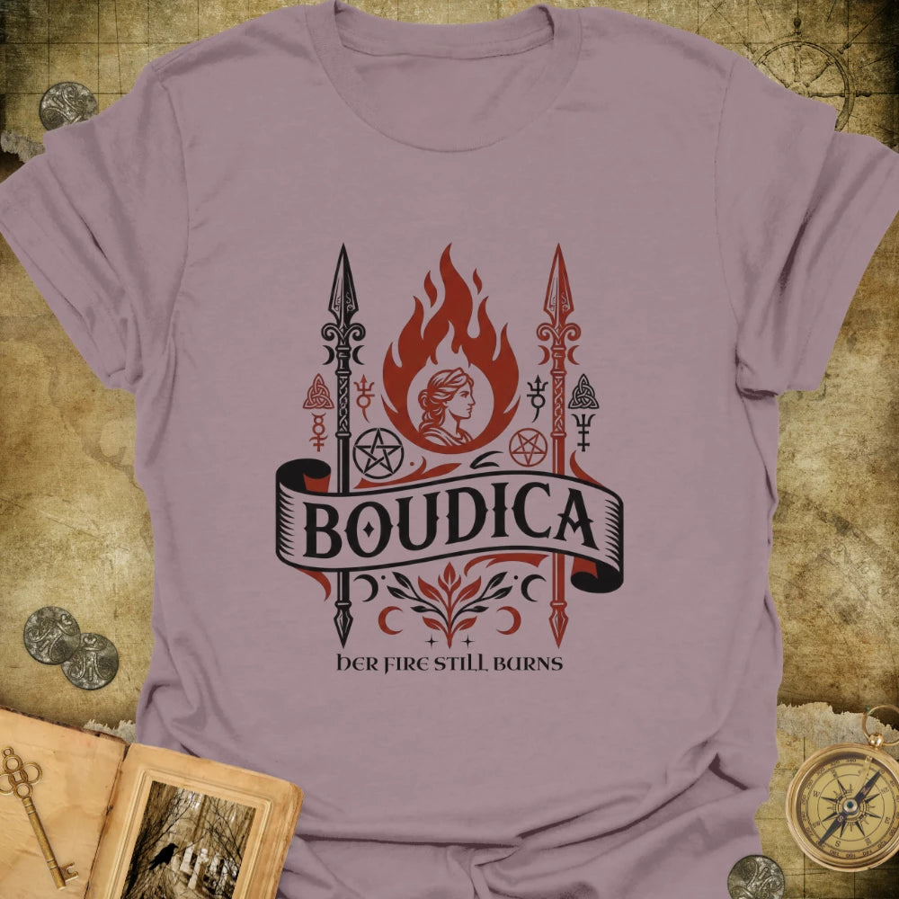 Boudica - Her Fire Still Burns T-Shirt