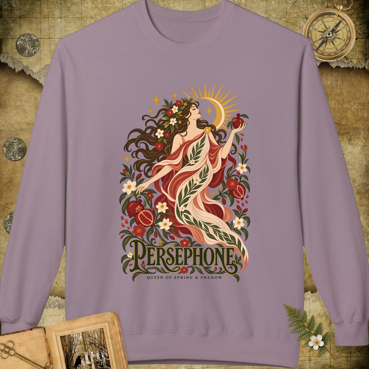 Persephone - Queen Of Spring & Shadow Sweatshirt - Paragon