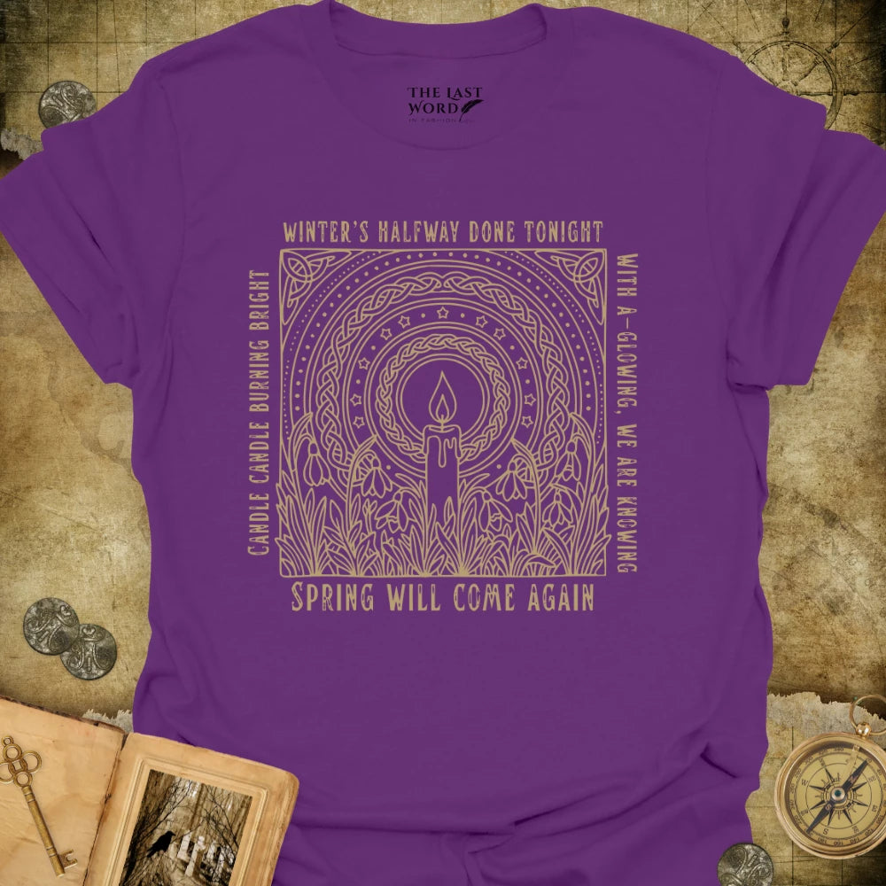 Imbolc Candle T-Shirt
