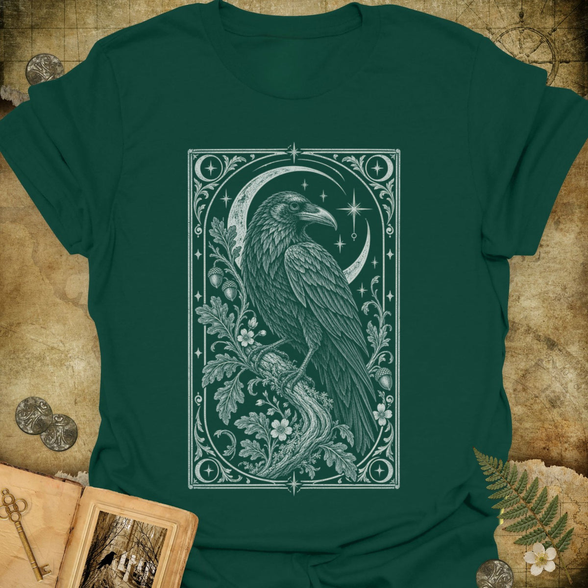 TLWIF Studio | Forest Green | The Raven T-Shirt